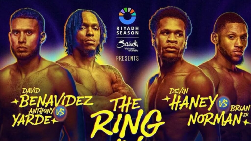 ベナビデス対ヤードら注目の世界戦が11月22日、サウジ・リヤドで開催決定