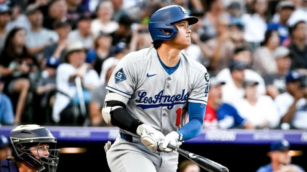 ドジャース大谷翔平選手、超低空弾でリーグトップに並ぶ！角度19度の一撃に敵地騒然