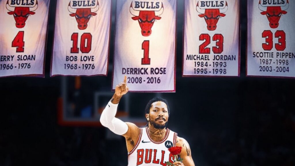 NBAブルズで長年活躍を遂げたデリック・ローズの「背番号1番」永久欠番へ!! 栄光と挫折を背負ったキャリアに賞賛