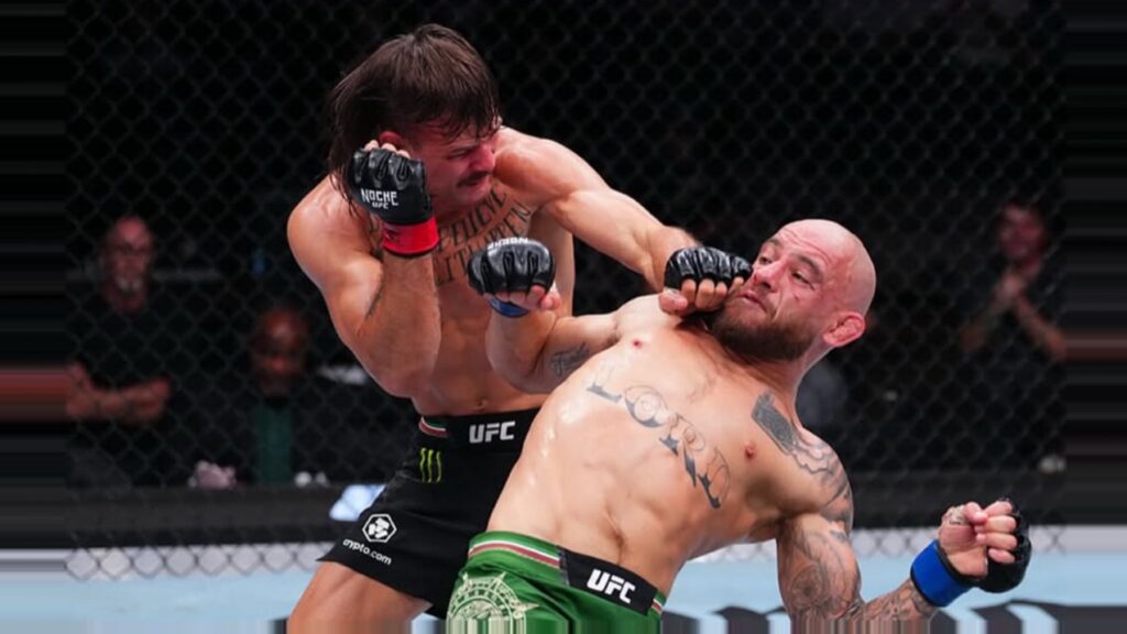 UFCディエゴ・ロペスが渾身のバックエルボーで劇的なTKO勝利！“新鋭”ジェアン・シウバの連勝ストップでブラジルのトップチームの一つのファイティング・ナーズ勢がまさかの3連敗
