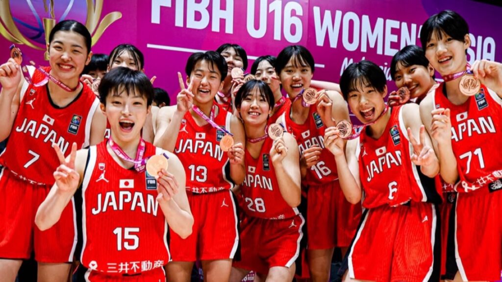 日本U16女子バスケ、中国撃破で銅メダル！竹内みや選手が大会MVP＆オールスターファイブに輝く