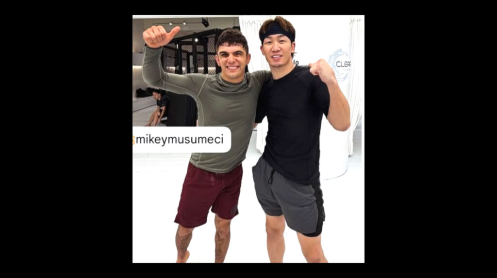 朝倉未来選手が元ONE王者のムスメシと練習！大晦日のシェイドゥラエフ戦に向け万全の準備か！？