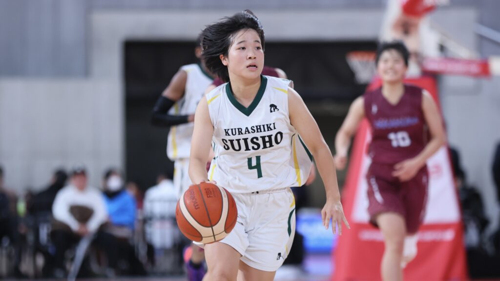 ウインターカップ2025・女子3回戦 倉敷翠松、司令塔の冷静な舵取りで競り勝つ