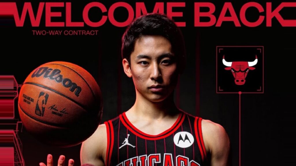 NBAシカゴ・ブルズ河村勇輝選手がついに実戦復帰へ！「NBA docomo」「Amazonプライム」で日本から追える