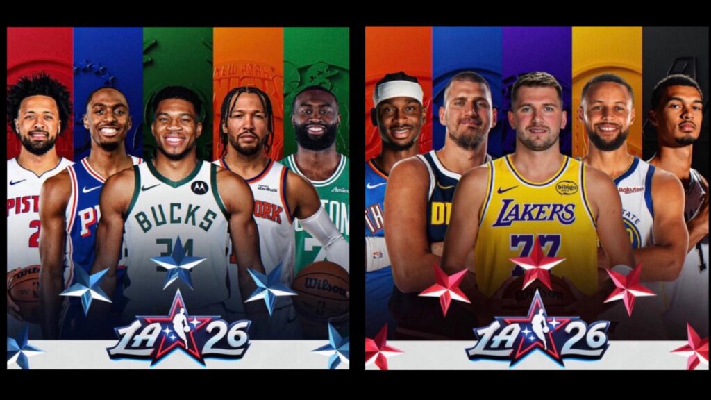 NBAオールスター2026先発10人決定！“世界選抜”が歴史的布陣、レブロンは21年連続スターターでストップ