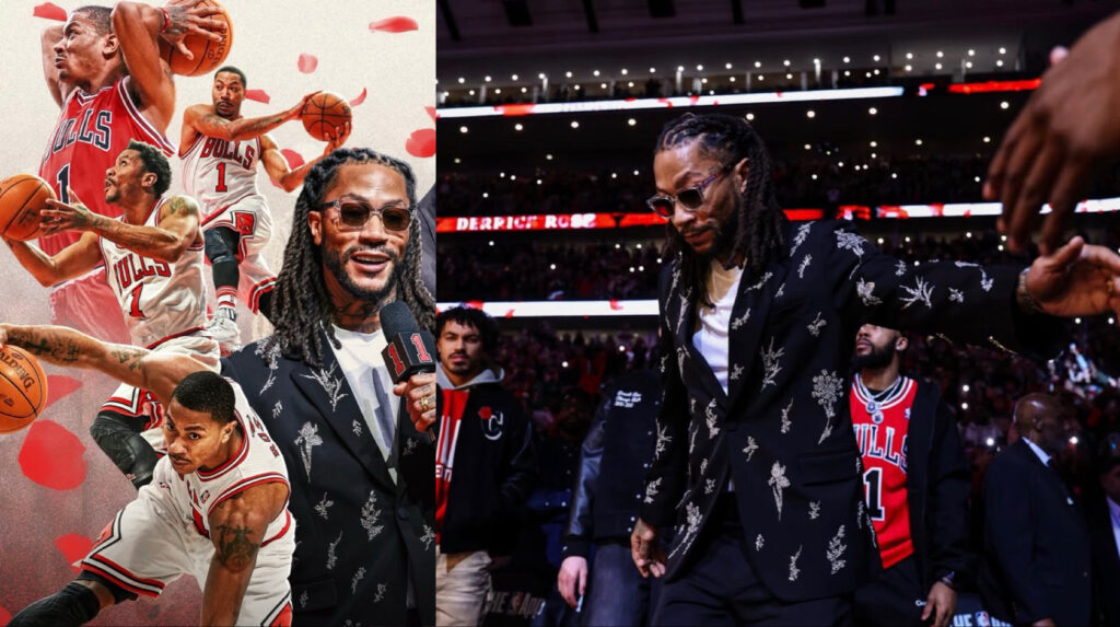 ブルズの象徴が歴史に刻まれた夜 デリック・ローズ 背番号1の永久欠番「感謝の気持ちでいっぱい」