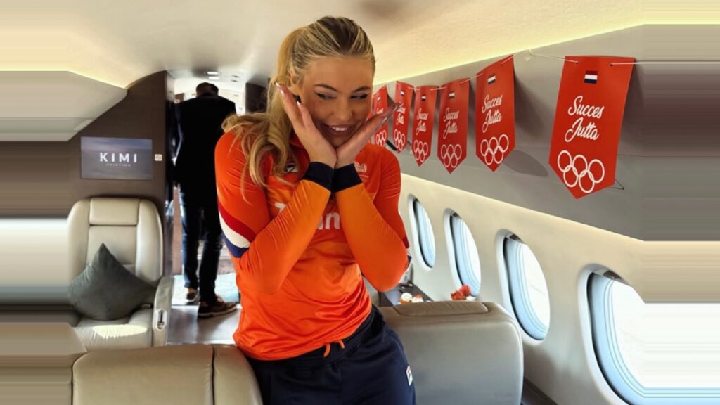 ジェイク・ポールの婚約者、スケート女王ユッタ・リールダムが“別格移動”  ミラノ五輪へ超豪華プライベートジェット公開「まるで映画のワンシーン」