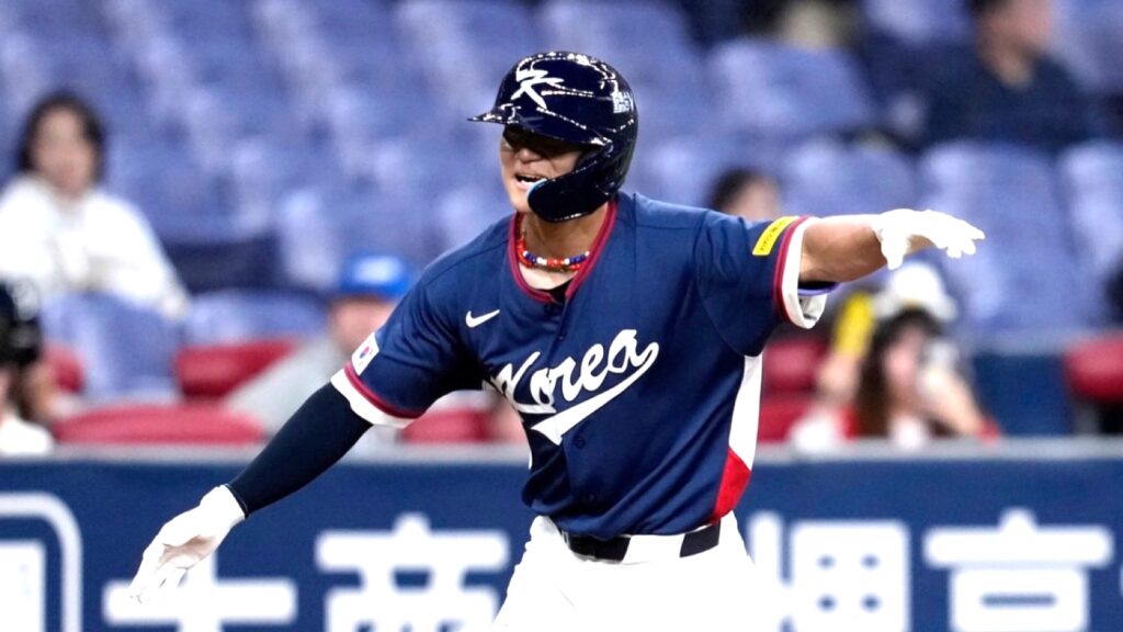 韓国代表、オリックス撃破で手応え「マイアミ行き」誓う“チャーター機ポーズ”で結束