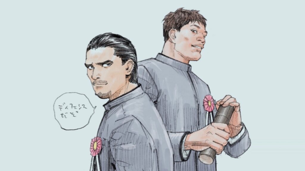 スラダン漫画家の井上雄彦先生 卒業シーズンに“粋な一枚” 陵南・魚住＆池上のイラスト公開にファン歓喜