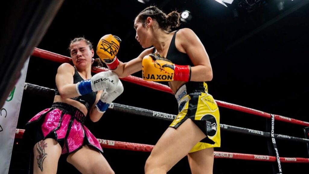 世界王者オラスクアガの恋人 強烈フックで78秒KO勝利 相手は失神で担架搬送 無敗記録は6戦に