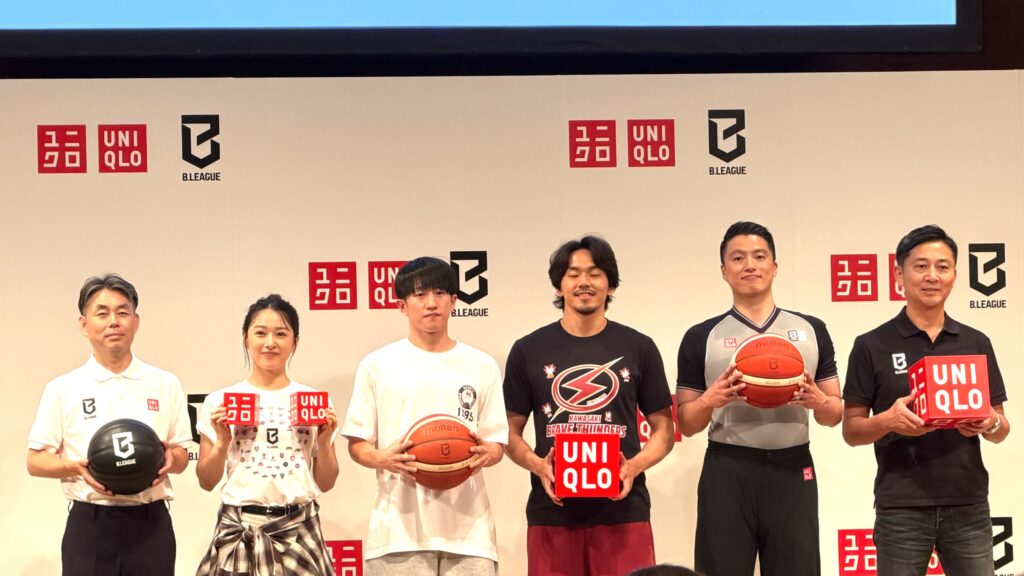 ユニクロと B.LEAGUE パートナーシップ契約 初のバスケットボールユニフォームをオールスターゲームに提供へ