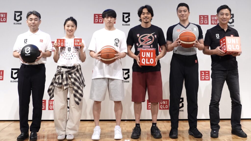 ユニクロと B.LEAGUE パートナーシップ契約 初のバスケットボールユニフォームをオールスターゲームに提供へ