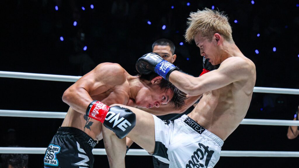 【ONE FF】佑太郎選手が3R35秒TKO勝ち！ドゥアンブッパー選手からダウン奪取　ローキックで大差をつけて勝利