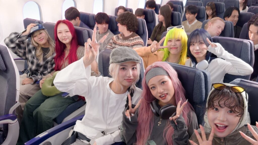 HANAが航空会社 ANAの新プロモーションに登場 7人7色の「そらたび」を満喫 機内で見せる自然体の表情や仲良しトークに注目